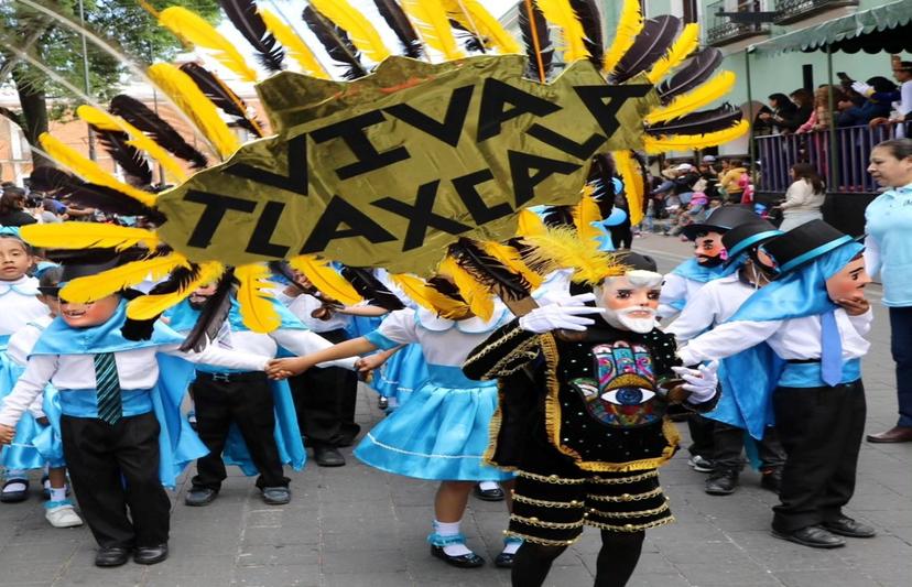 Realiza Tlaxcala desfile infantil del Carnaval 2024