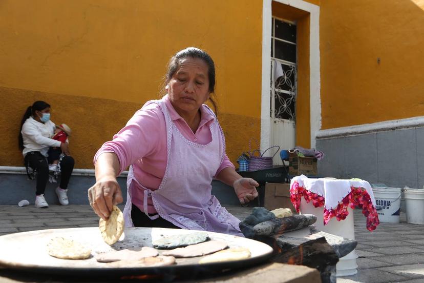 Todo listo para el Festival de la memela en Puebla capital