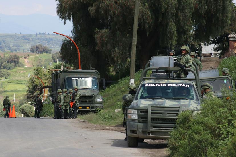 Otra confrontación de huachicoleros y Ejército en zona de Texmelucan