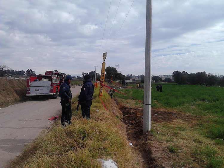 Ubican primera toma clandestina del año en San Martín Texmelucan