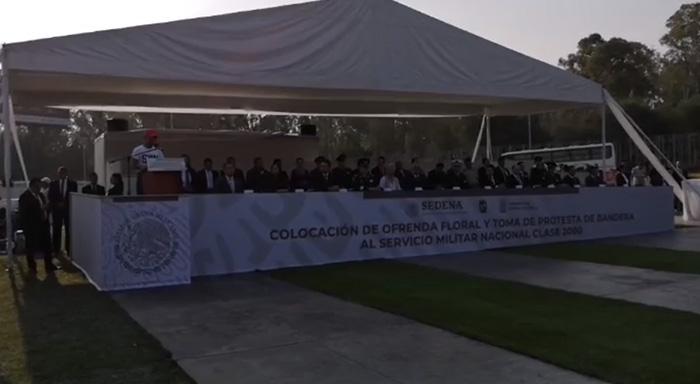 En VIVO Toma de protesta de bandera al Servicio Militar Nacional