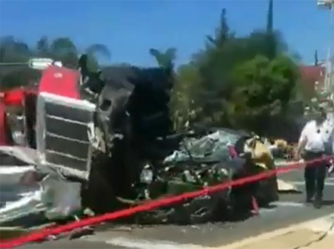 Tractocamión embiste 5 autos en la federal a Atlixco y deja 11 lesionados