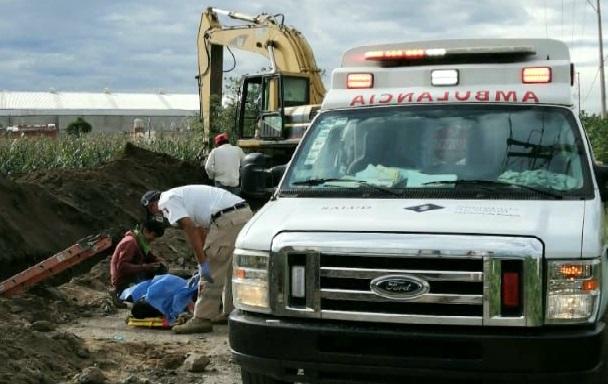 Muere trabajador en obra de Coronango; alud de tierra lo sepultó