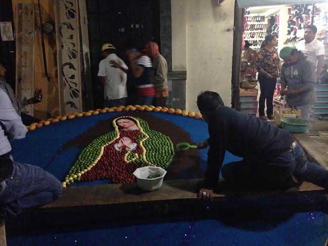 La tradición de las alfombras de Semana Santa en Acatzingo