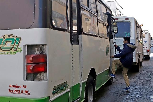 Realizará SSP operativos en Centro de Puebla para evitar extorsión al transporte público