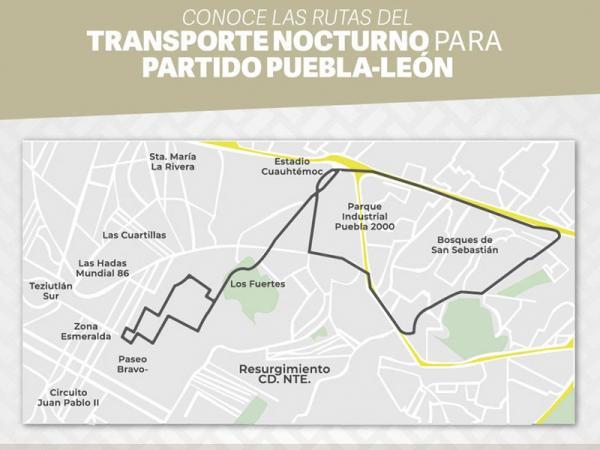 Habilita SMT transporte para asistentes al partido Puebla-León