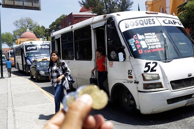 Propone diputada reducir cuentas a choferes por contingencia