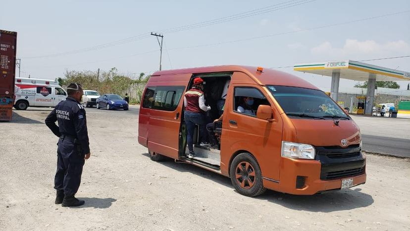 Transporte foráneo podría disparar contagios de Covid-19 en Tehuacán