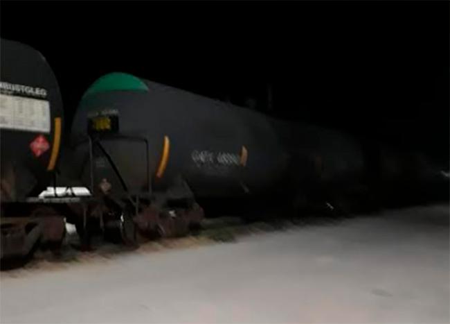 Ladrones intentan saquear furgones del tren en Yehualtepec 