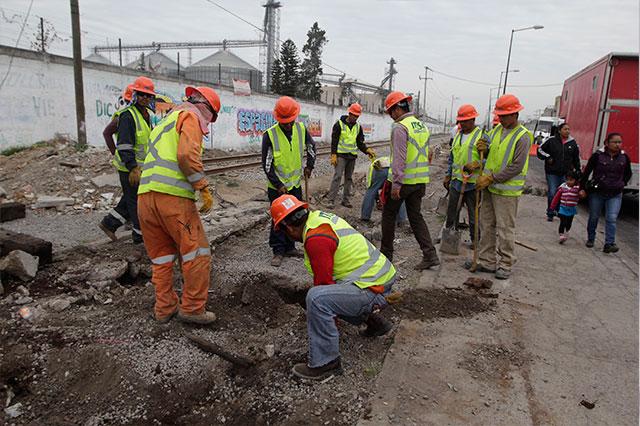 Temen cierre de entradas por obras de tren Puebla-Cholula