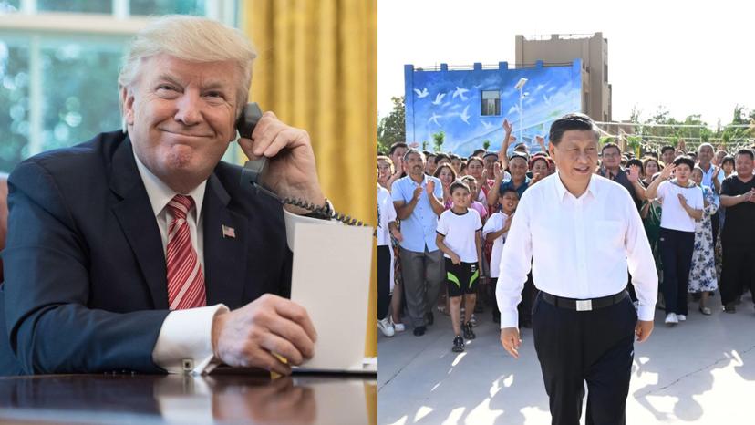 Pese al silencio de China, Trump afirma que ya hablo con Xi Jinping 