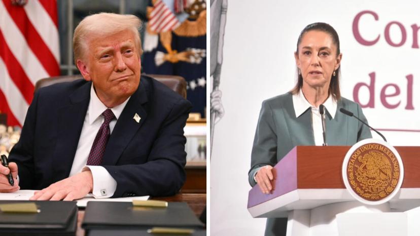Ante decretos de Trump, Sheinbaum busca hablar con su gabinete  