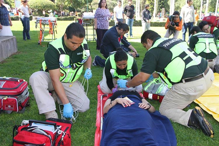 Se suman UDLAP y Ayuntamiento de San Andrés a macrosimulacro