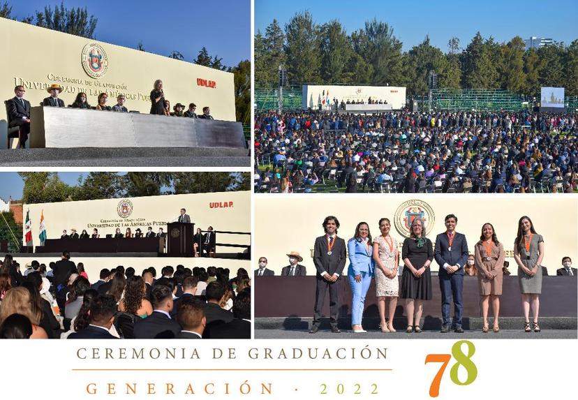 UDLAP entrega grado académico a graduados de las generaciones 2020, 2021 y 2022