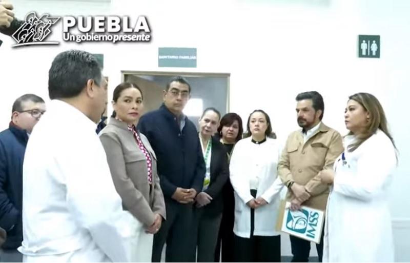 Inauguran Céspedes y Robledo la Unidad de Oftalmología en Puebla