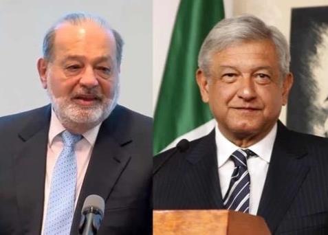 AMLO asegura que Slim es un ejemplo para empresarios ante el COVID19