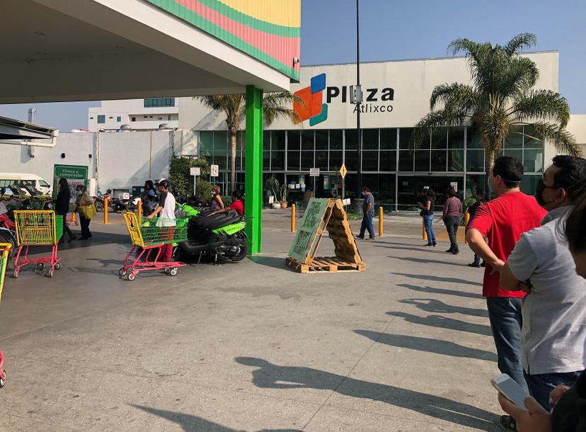 No son compras de pánico, son de precaución: se excusan en Atlixco