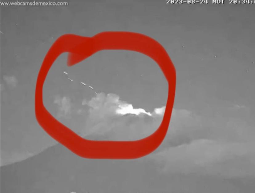 No fueron ovnis, sino satélites, señalan en redes sobre objetos en el Popocatépetl