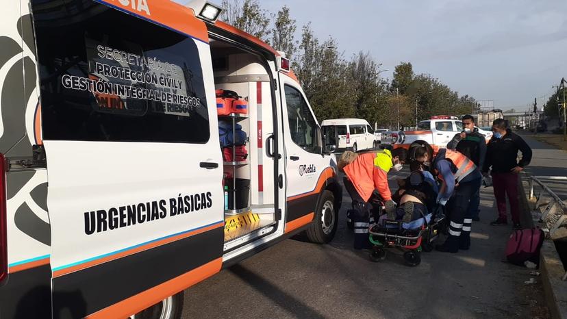 Mañana de choques e infartos en Puebla capital