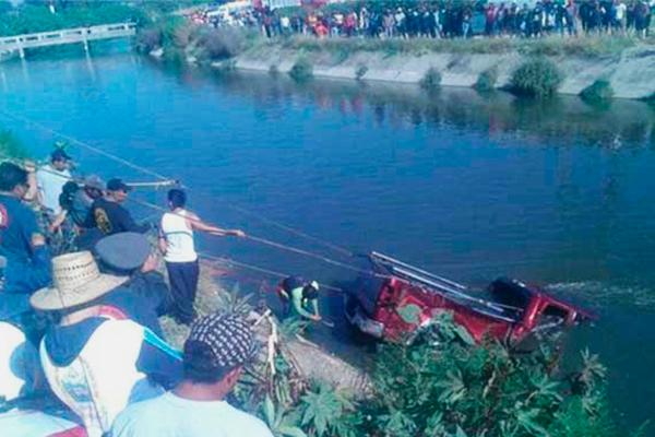 Van 8 personas muertas en canal de Valsequillo desde 2017