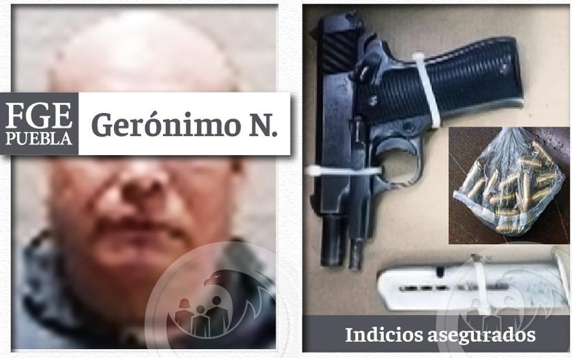 Gerónimo no andaba desaparecido, baleó una casa e hirió a menor en Puebla