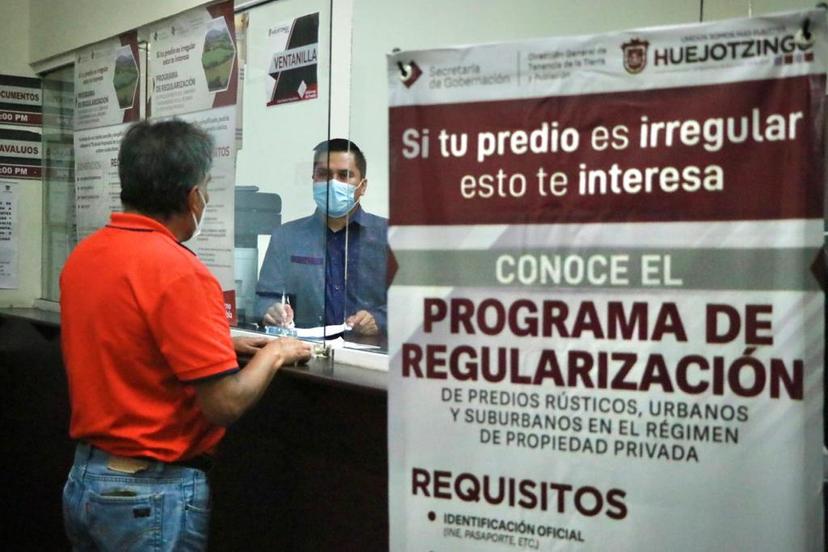 Activa Huejotzingo ventanilla de atención para regularización de predios