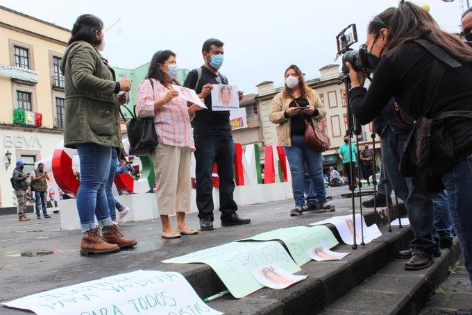 VIDEO Periodistas de Veracruz protestan tras asesinato de compañero