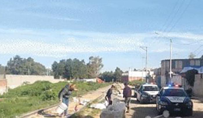 Rapiña sobre carga de trigo en Xochimehuacán