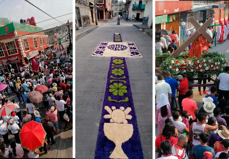 Así se viven los viacrucis en la región de Izúcar  