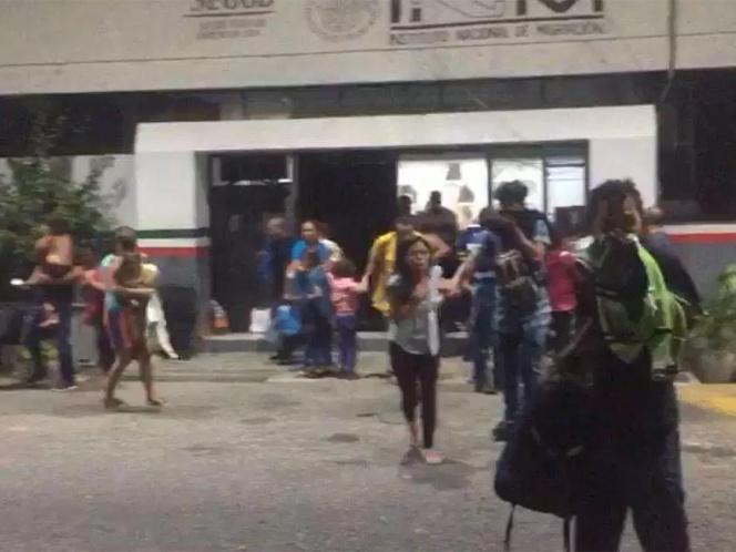 Se incendia estación migratoria en Oaxaca