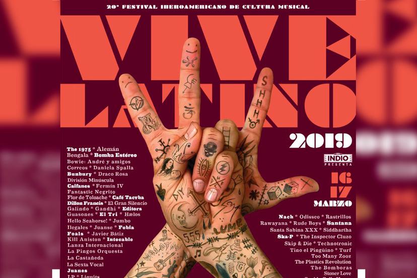 Publican por error cartel oficial del Vive Latino 2019