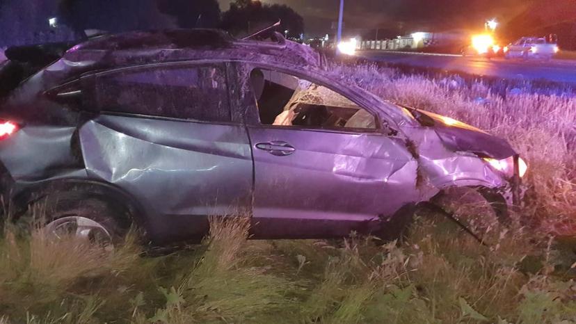 Tras accidente descubren persona privada de su libertad en Cuapiaxtla de Madero