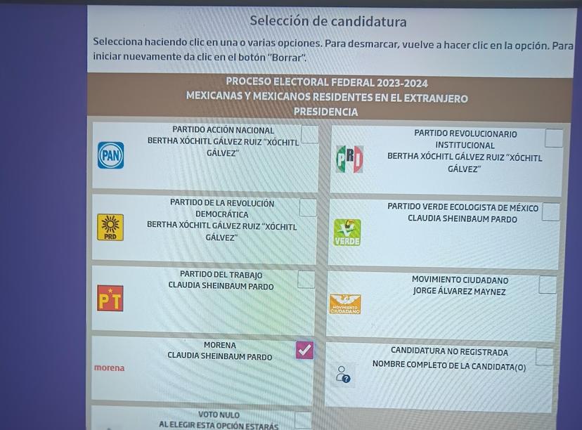 Miles de mexicanos esperaron horas sin poder votar en el extranjero