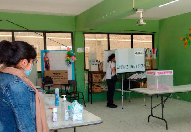 Baja participación registra la consulta popular en el distrito de Texmelucan