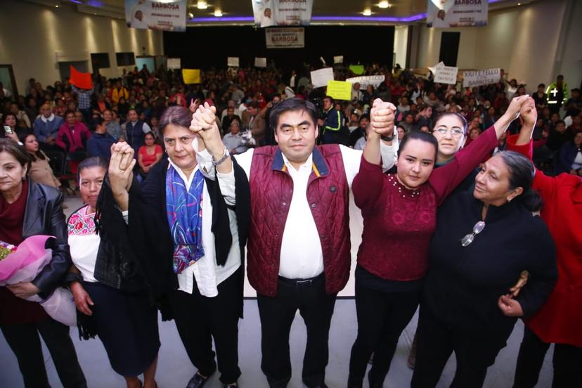 Sin rencores, soy factor de unidad: Barbosa en Teziutlán