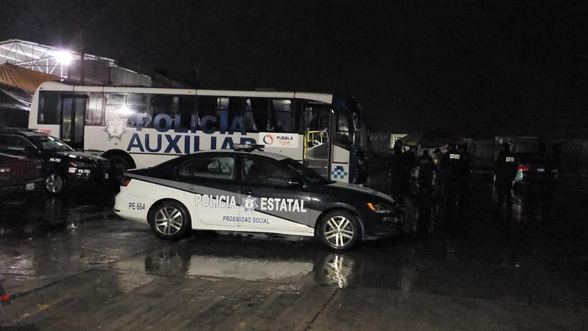 Arriban más de 100 policías estatales a Texmelucan