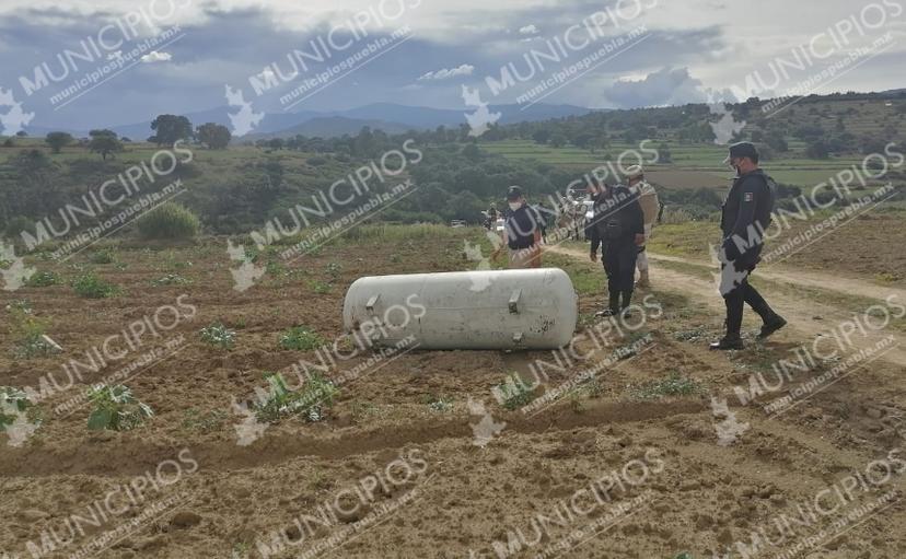 En persecución, huachigaseros pierden tanque y huyen en Tlalancaleca