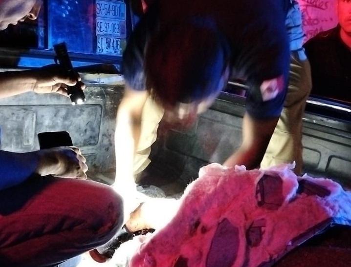 Ebrio termina con la pierna fracturada por un disparo en Chietla