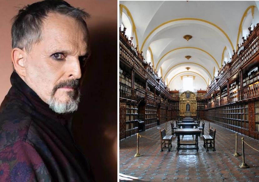 Antes de su concierto, Miguel Bosé recorre el Centro Histórico de Puebla 