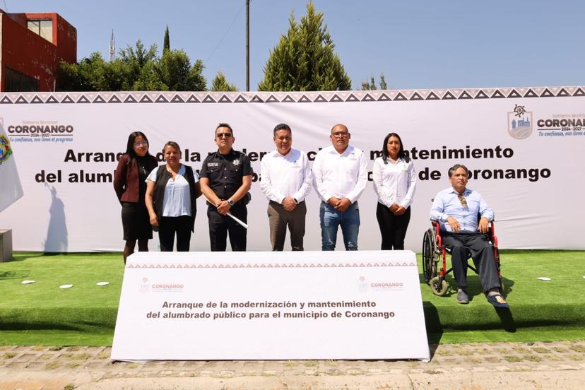 Con modernización del alumbrado público, Armando Aguirre fortalece seguridad en Coronango