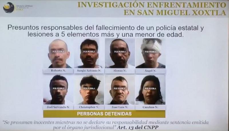 Indagan a detenidos en Xoxtla por secuestros, homicidios y huachicol