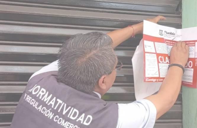 Normatividad y SSC clausuraran 8 bares y negocios en Puebla capital  