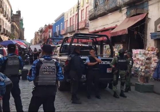 Realizan operativo por narcomenudeo en Centro Histórico