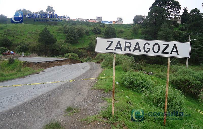 Cortada la carretera Amozoc - Nautla por lluvias del primer Frente Frío