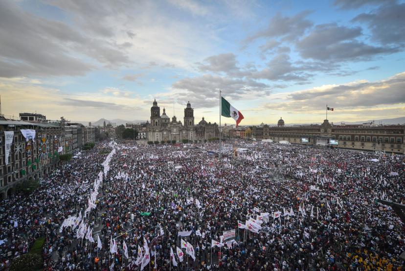 No eran borregos los que llenaron el Zócalo