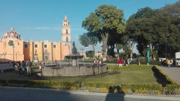 Supervisa Protección Civil árboles en zócalo de San Pedro Cholula