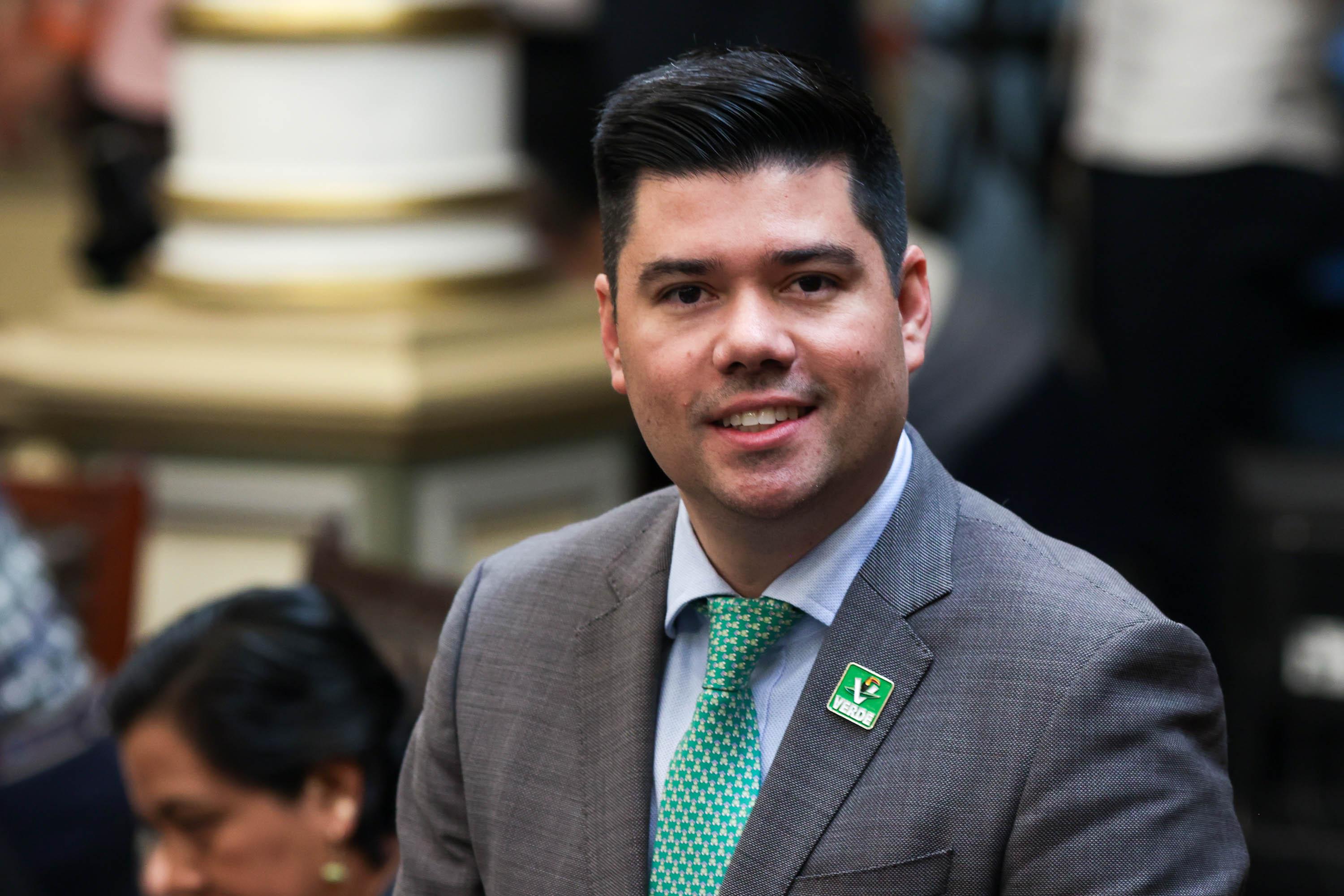 Dirigente estatal del PVEM en Puebla, Jaime Natale Uranga.