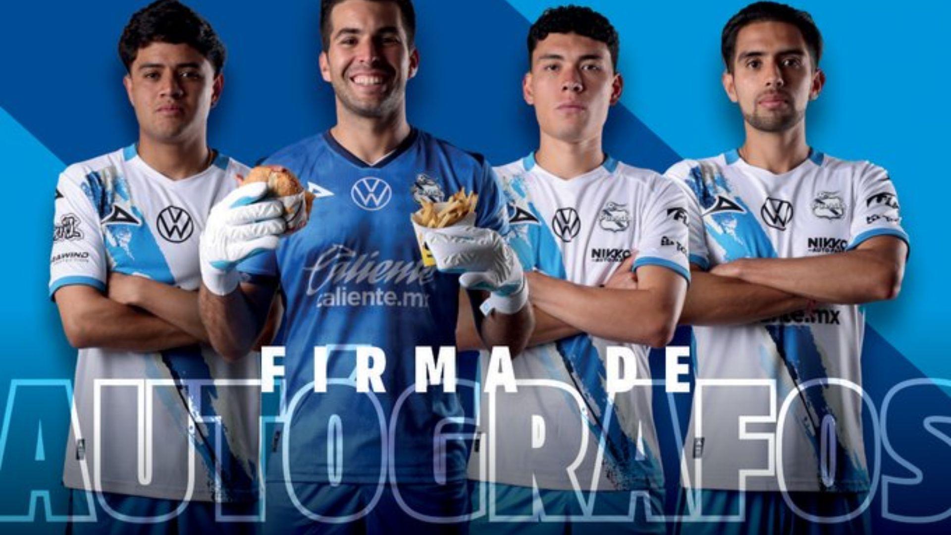 Club Puebla ofrecerá firmas de autógrafos en un Carl's Jr.