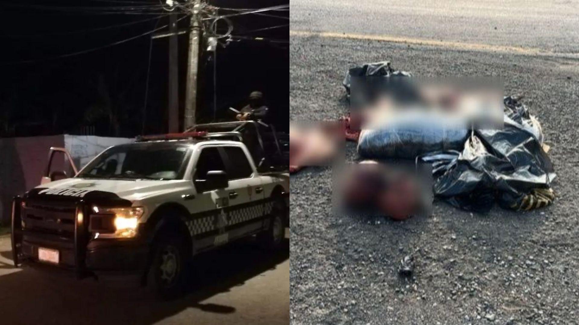 Personas desmembradas en la carretera Tuxpan-Tampico 