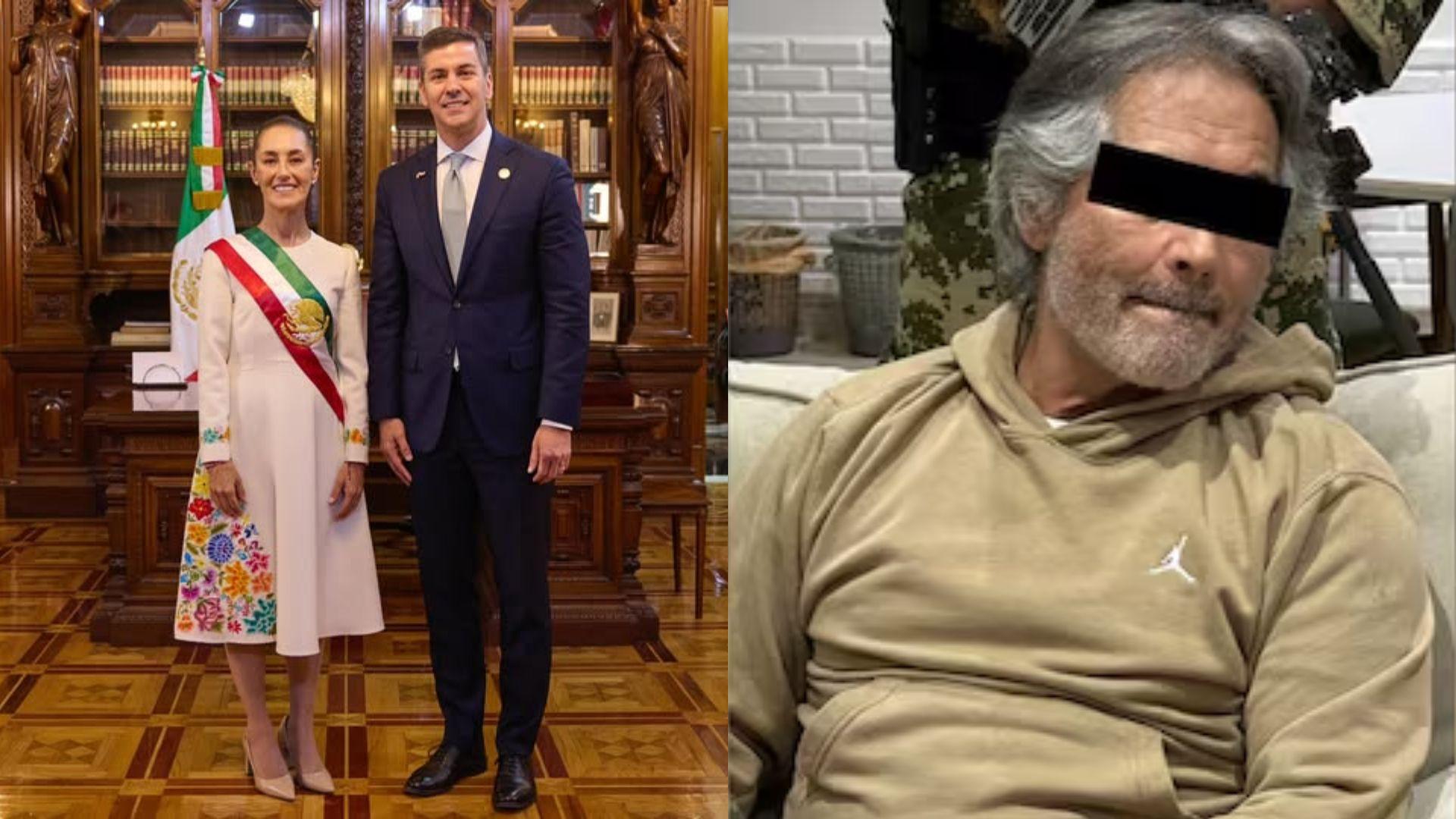 Sheinbaum agrade a Peña por la captura de Hernán Bermúdez 